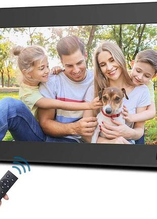Цифрова фоторамка10,1-дюйм aorpdd 1280x800 ips рк-дисплей, без wifi, чорна