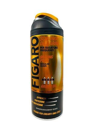 Пена для бритья figaro с маслом аргана 400 мл.