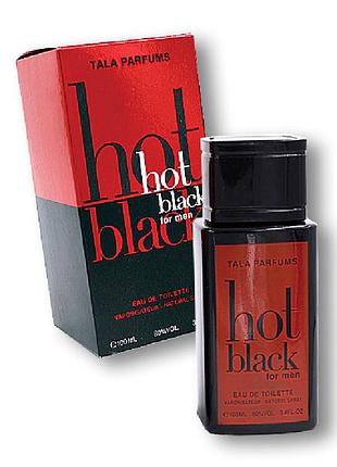 Туалетна вода чоловіча tri man hot black edt 100 мл.