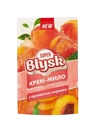 Крем-мило super blysk персик дой-пак 460 мл.