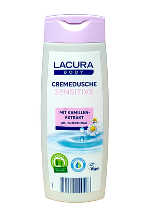 Крем-гель для душа lacura sensitive 300 мл.