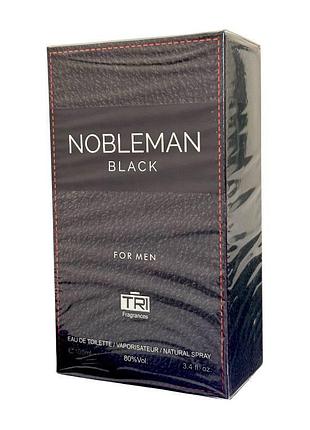 Туалетная вода мужская paris el ysees intense nobleman black edt 100 ml. акция