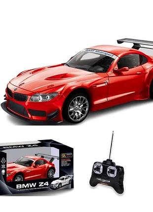 Радиоуправляемая машинка bmw z4 gt3 1:24 – лицензионная модель, 30 м, 7-8 км/ч, световые эффекты, черная/красная