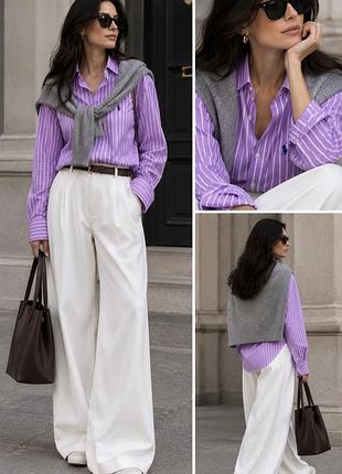 💜 ralph lauren sport — рубашка  стильная женская рубашка ralph lauren sport