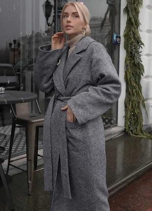 Зимове твідове пальто 3