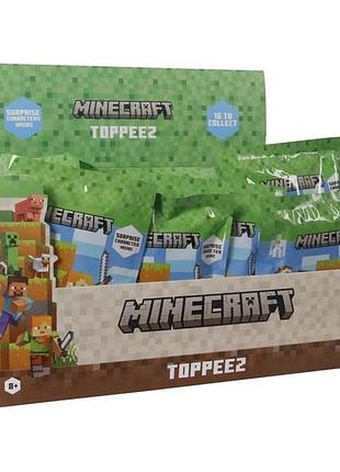 Фігурка-топер minecraft лімітована серія сюрприз (mc2005m) вітрина пошкоджена упаковка