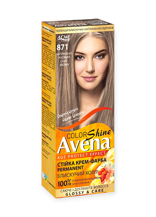 Стійка крем-фарба для волосся acme color avena 871 натурально-русявий