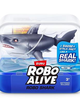 Интерактивная игрушка robo alive – робоаккула (черный)