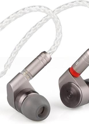 Linsoul tin hifi t2 hifi 2dd навушники-вкладиші з подвійним динамічним приводом, басові, для dj, металеві, 3,5 мм