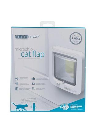 Дверца для котов sureflap microchip cat flap sur001 7