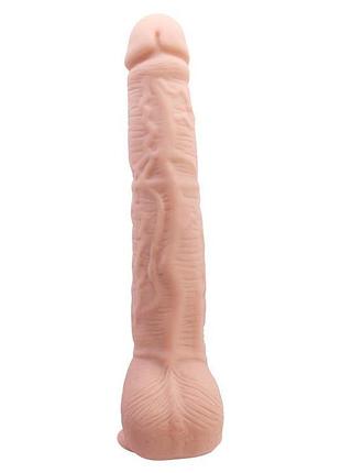 Фаллоимитатор beautiful dick, телесный, 28 см 2