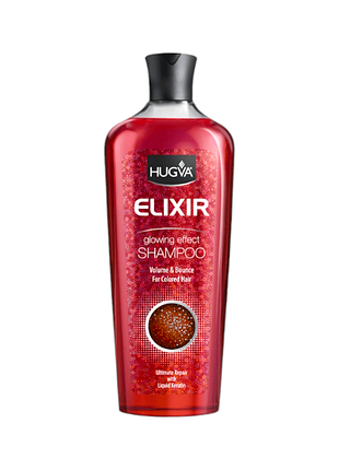 Шампунь hugva elixir для окрашенных волос 600 мл.