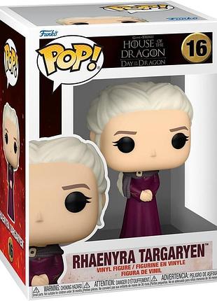 Фігурка funko pop: рейеніра таргарієн (rhaenyra targaryen) 16 із серіалу дім дракона / house of the dragon.
