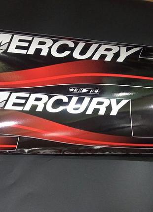 Наклейки на лодочный мотор колпак двигатель меркуры mercury 4,0 4.0 5,0 5.0 красно черные