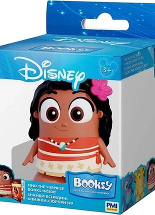 Фігурка-герой disney з колекційною мінікнигою booksy в асортименті bdis2012, персонажі стіч, моана, сімба, ельза