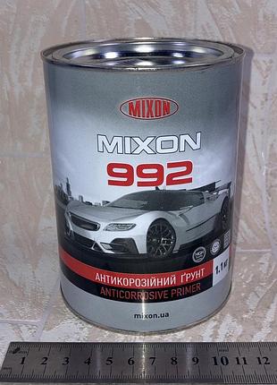 Грунт грунтовка серая антикоррозийная mixon 992 1,1кг mixon 10991p