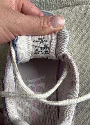 Кросівки zara 37 розмір для дівчинки 3