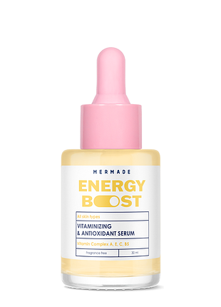Сыворотка для лица витаминная mermade energy boost vitamin complex а, е, с, в5 30 мл daily skin care 2