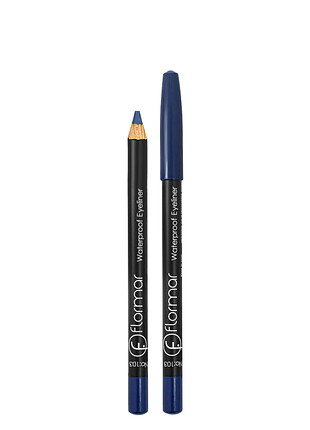Карандаш для глаз flormar waterpoof eyeliner водостойкий no 103 темно-синий