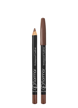 Карандаш для глаз flormar waterpoof eyeliner водостойкий no 105 коричневый