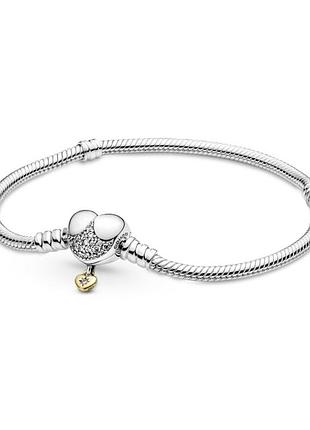 Браслет pandora х disney із застібкою-серцем 569563c01