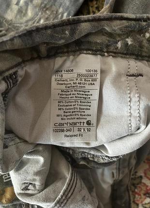 Carhartt джынсы (камо, realtree) 6