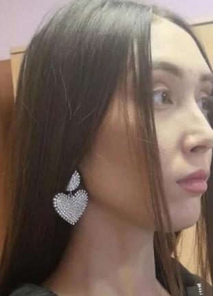Серьги сердца 5
