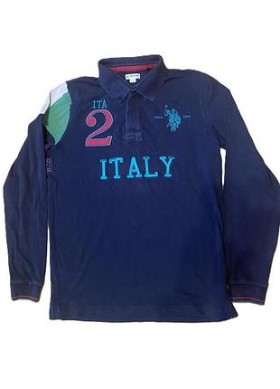 Кофта футболка з рукавами polo assn