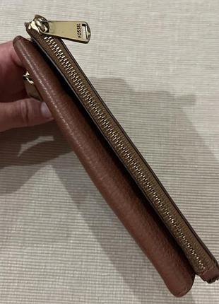 Шкіряний гаманець fossil 4