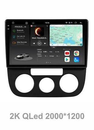 Штатна магнітола soundbox s8 pro 2k-6261 для volkswagen jetta v 2005-2009 / golf v 2003-2009 adas , carplay , 4g , dsp-dts 5.1 ,