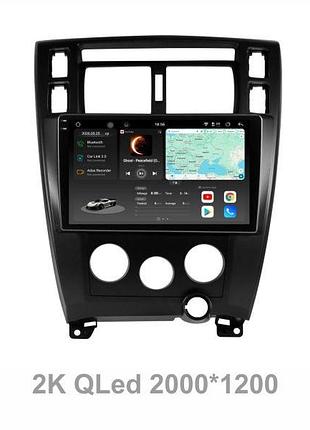 Штатна магнітола soundbox s8 pro 2k-6012 для hyundai tucson 2006-2012 adas / carplay / 4g / dsp-dts 5.1 / круговий огляд 360°