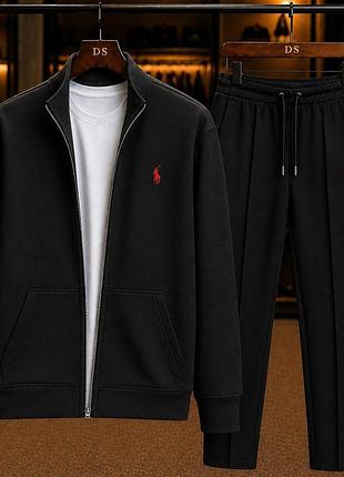 Чоловічий спортивний костюм polo ralph lauren чорний