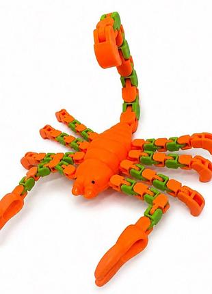 Детская антистресс-игрушка "скорпион" fc897(orange) размер 17 см