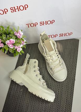 Оригинальные кеды ботинки converse высокие 8