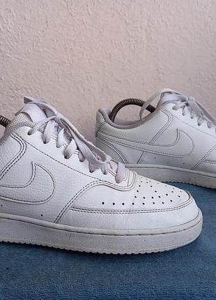 Кроссовки мужские кожаные nike court vision low в баскетбольном ретро-стиле