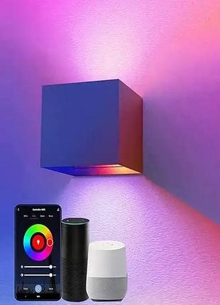 Светодиодный настенный светильник snader smart wall light ly-wfwl-01 6 вт с изменением цвета rgb