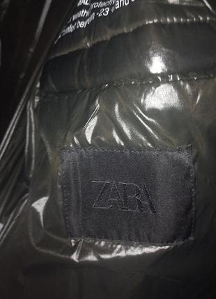 Пуховик zara подростоковый с 6