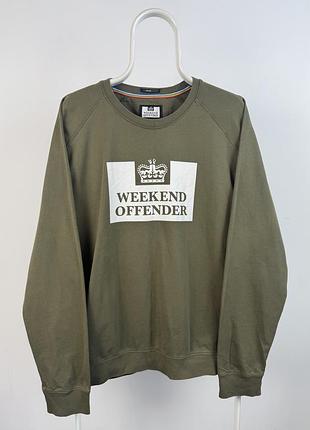 Світшот з великим логотипом weekend offender