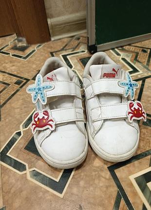 Детские кроссовки puma с липучками (оригинал) 27 размер
