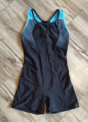 Спортивный купальник-шорты speedo powerflex+ (m, 38/40, gb 12/34)