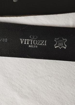 Итальянский кожаный ремень vittozzi 4