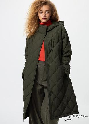 Пальто uniqlo puffertech ( вільного крою)