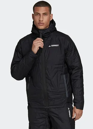 Оригинальная мужская утепленная куртка с капюшоном adidas terrex myshelter primaloft (полное английское название: adidas terrex myshelter trimaloft ho