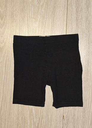Черные, базовые шорты, велосипедки, лосины от primark на 6-7 лет