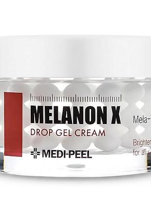 Капсульний крем-гель проти пігментації для обличчя melanon x drop gel cream проти пігментації medi-peel 50 мл