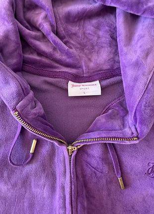 Велюрова кофта на молніі juicy couture 4