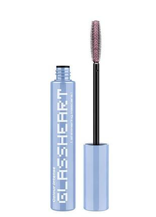 Тушь для ресниц блестящая colour intense glassheart shimmering mascara розово-серебристая 10 мл daily skin care