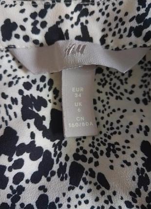 Блуза принт h&m 4