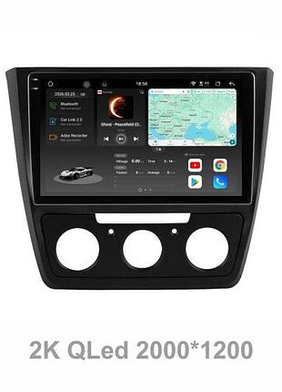 Штатна магнітола soundbox s8 pro 2k-4991 для skoda yeti 2009-2013 adas , carplay , 4g , dsp-dts 5.1 , круговий огляд 360°