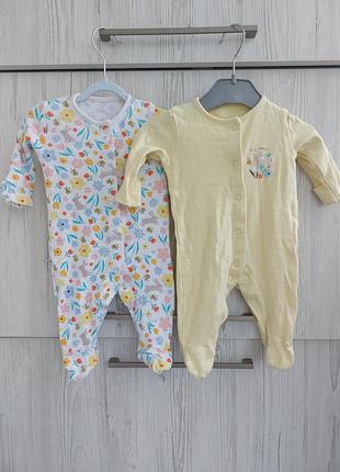 Набор 2шт человечки matalan для новорожденной девочки